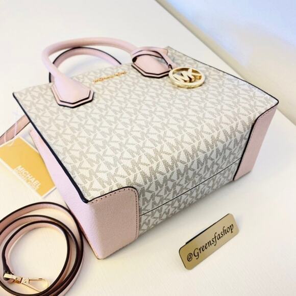 Michael Kors purse mercer Hope messenger crossbody bag pink - Picture 5 of 12